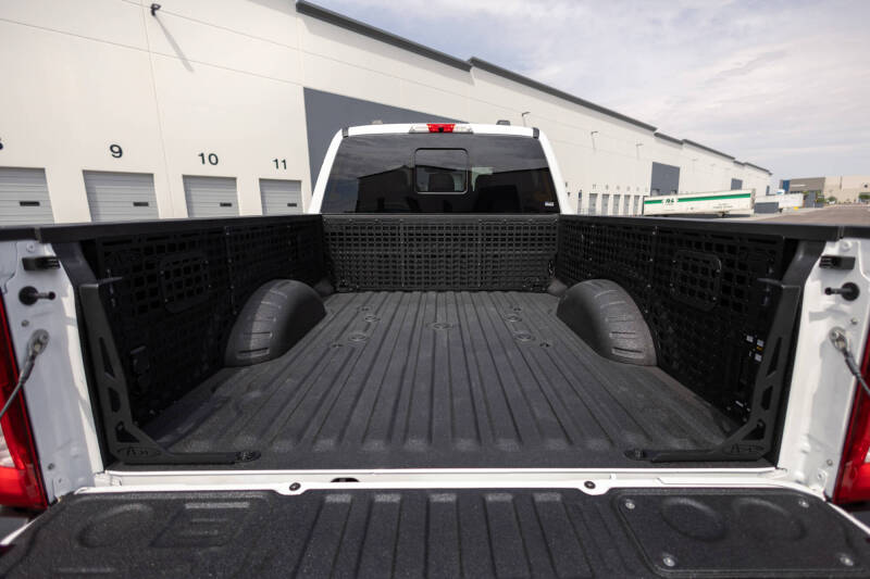 Ford Super Duty Molle Panels - Rear - Addictive Desert Designs - Hammer Black Powder Coat Finish - Black - `23-`27